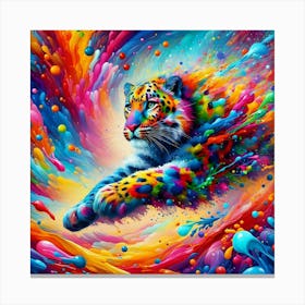 Colorful Tiger 3 Canvas Print