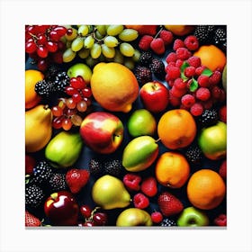 Fruit And Berries 1 Canvas Print