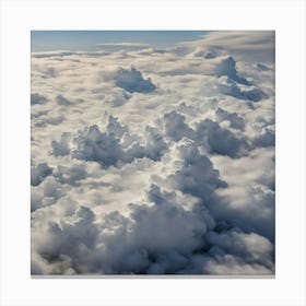 Clouds From An Airplane 1 Canvas Print