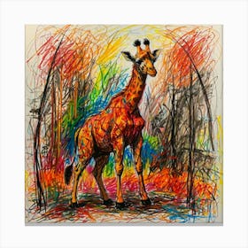 Giraffe Canvas Print