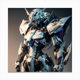 Gundam 00 1 Canvas Print