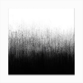 Charcoal Ombre Square Canvas Print