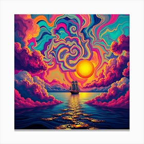 Psychedelic Painting 13 Canvas Print