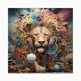 Lion Of The City 1 Canvas Print