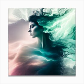 Ethereal Woman Canvas Print
