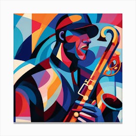Jazz Musician 70 Canvas Print