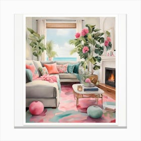 Living Room 1 Canvas Print