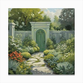 Into the Garden art  Canvas Print