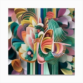 A Vibrant Wall Art Masterpiece Featuring A Collage M5cafmq4s0wtapbrlswcoa S80w9gymthwke2p5 Uci0q Canvas Print