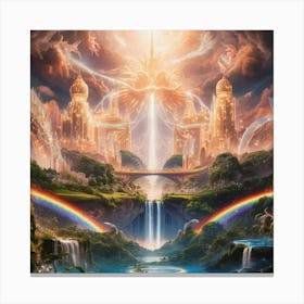 Rainbow City 1 Canvas Print