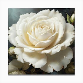 White Rose 1 Canvas Print