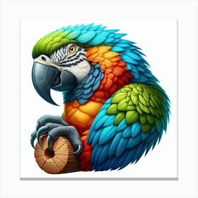Large Parrot of Jaco Canvas Print