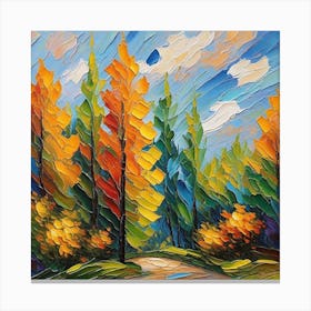 Autumn Trees Canvas Print