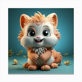 Cute Cat Canvas Print