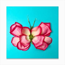 Rose Butterfly Canvas Print