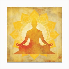 Solar Plexus Chakra (Manipura) 2 Canvas Print