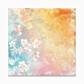 Abstract Watercolor Background Canvas Print