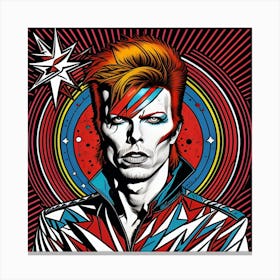 David Bowie Ziggy Stardust Fantasy Poster 2 Canvas Print