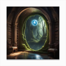 Doorway Into The Forest Canvas Print