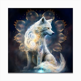 White Wolf 4 Canvas Print