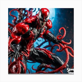 Venom tentacles Canvas Print