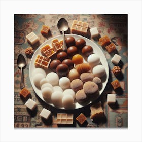 Plate Of Sweets 1 Canvas Print