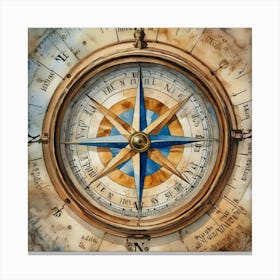 Compass 4 Canvas Print