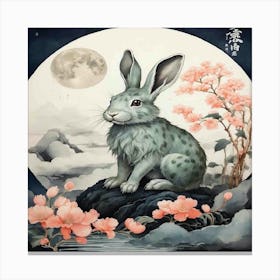 Chinese Rabbit Canvas Print