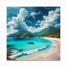 Beach In Thailand Canvas Print