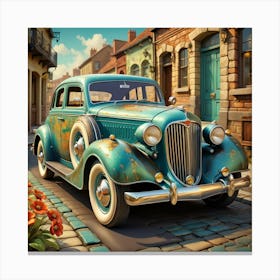 Antique Car Canvas Print