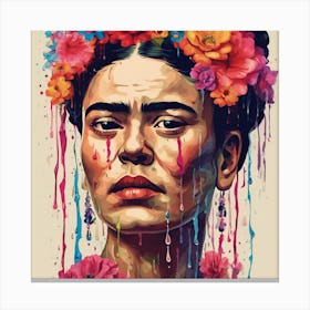 Frida Kahlo 55 Canvas Print