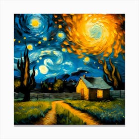 Starry Night No.1 Canvas Print