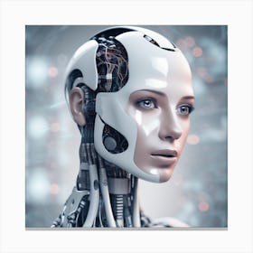 Robot Woman 1 Canvas Print