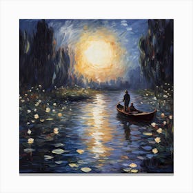 Tranquil Riverside Escape Canvas Print