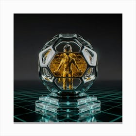 Golden Ball 1 Canvas Print