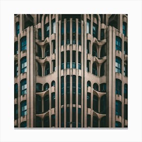 Abstract Modern Building Canvas Print