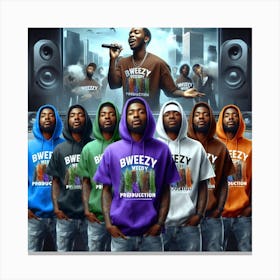 Bweezy Production Canvas Print