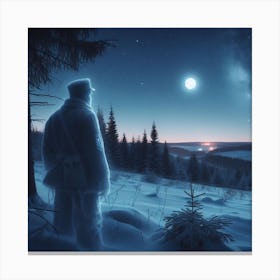 Lonely soul Canvas Print