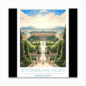 Schnbrunn Palace Canvas Print