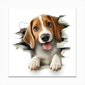 Beagle Dog 1 Canvas Print