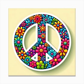 Peace Sign 2 Canvas Print