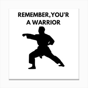 Warrior Canvas Print