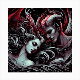 Demons And Angels 2 Canvas Print