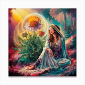 Shamanic Woman Canvas Print