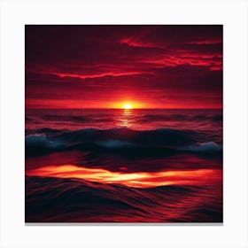 Sunset Painting, Sunset Painting, Sunset Painting, Sunset Painting, Sunset 1 Canvas Print