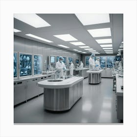 Laboratory Canvas Print