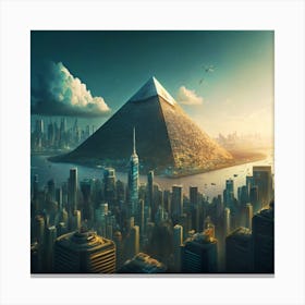 Pyramid City 5 Canvas Print