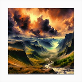 Tempestuous Beauty 1 1 Canvas Print