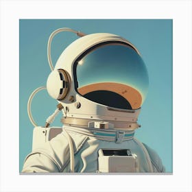 Astronaut In Space 3 Canvas Print