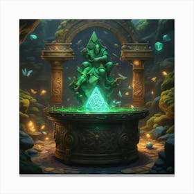 Zelda Art Canvas Print